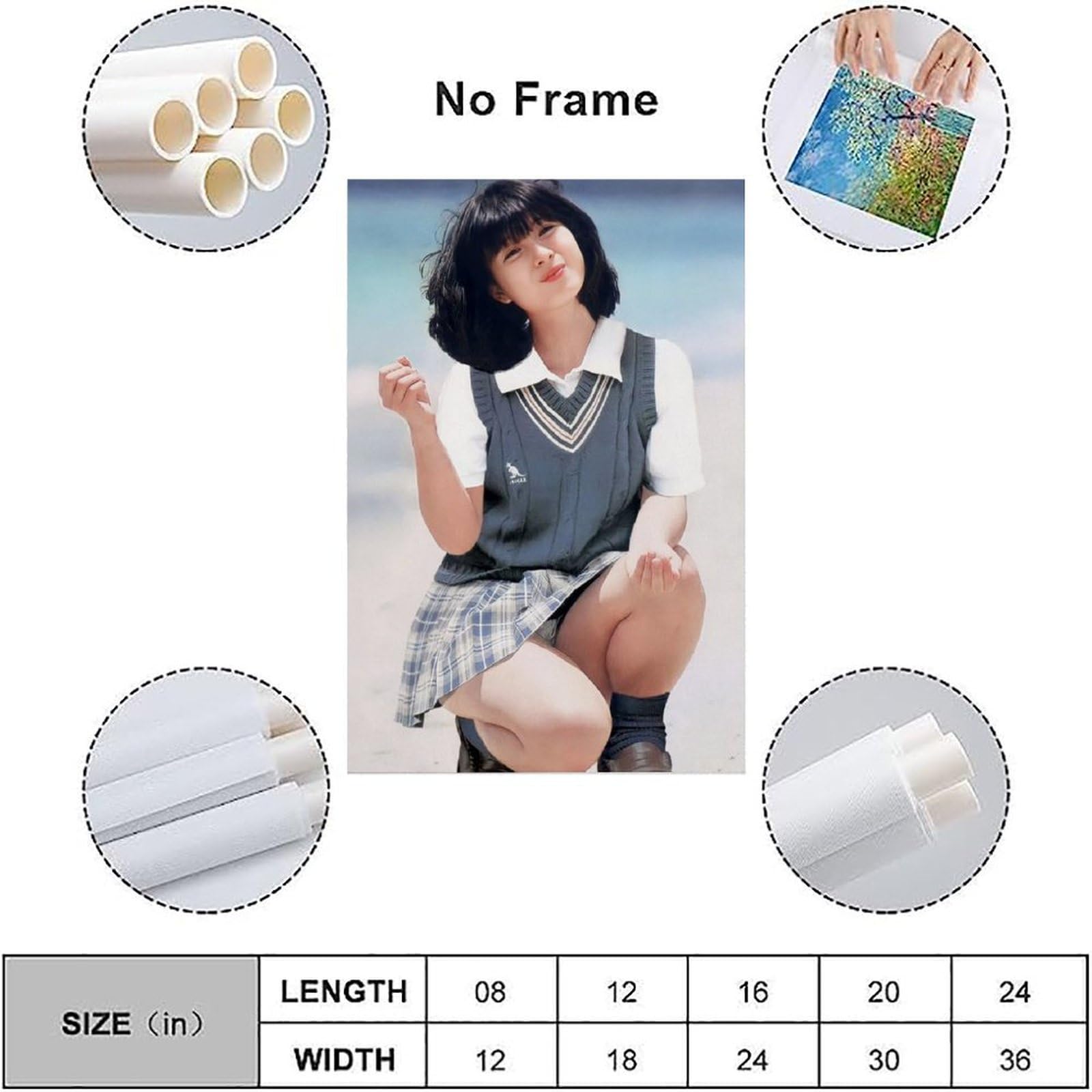 Amazon.co.jp: 河合奈保子 人気写真（9） プリント ポスター クール